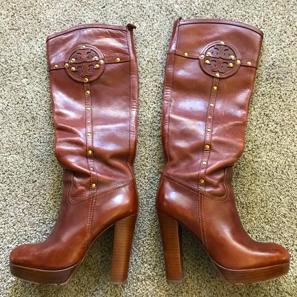 Tory Burch Colleen Studded Knee High Boots